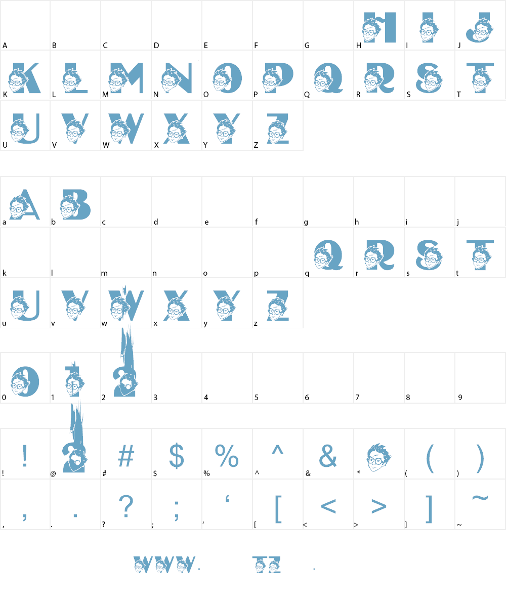 LMS The Sorcerer's Font Font Character